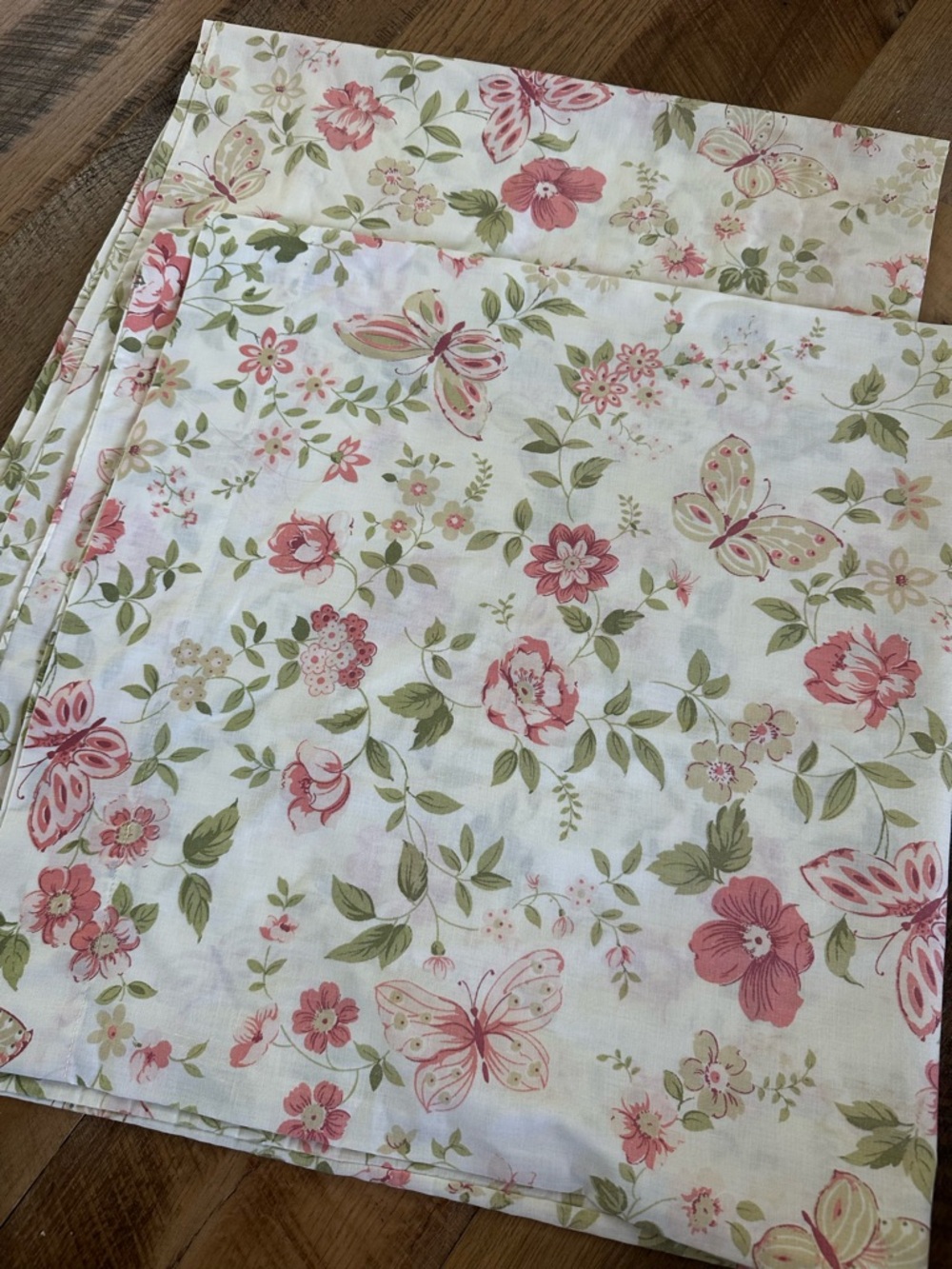 Vintage Cannon Monticello King Size Pillowcases No Iron Muslin Cottagecore
